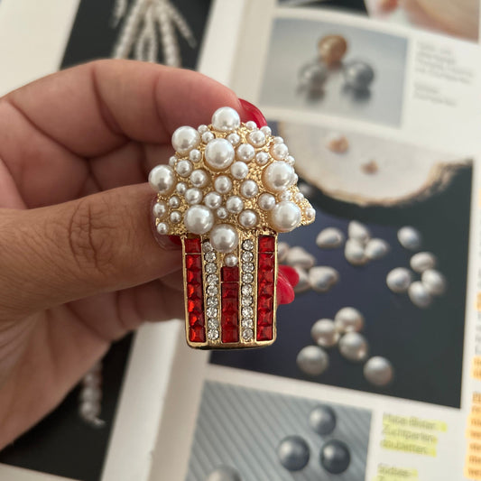 Popcorn Brooch