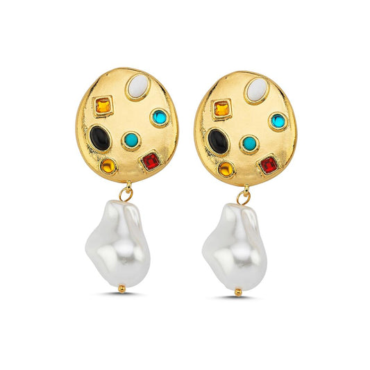 Palette Pearl Earring