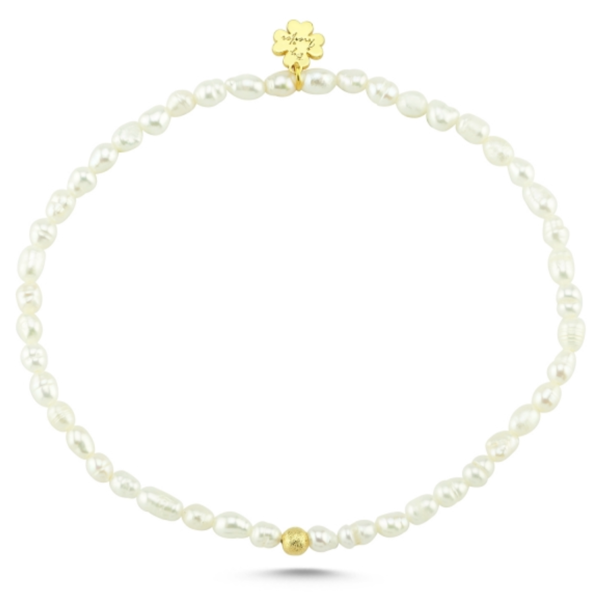 Mini Barley Pearl Anklet