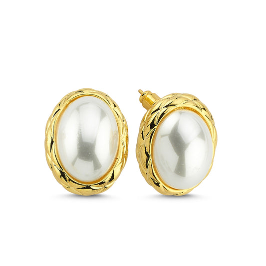 Oval Earring Gold